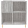vidaXL Skrinka na platne sivá sonoma 84,5x38x89 cm kompozitné drevo