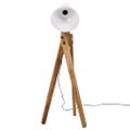 vidaXL Podlahová lampa 25 W biela 45x45x120 cm E27