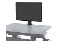 Montážna sada (stojan na pracovný stôl) - pre Displej LCD - čierna - veľkosť obrazovky: až 24" - pre P/N: 33-467-921, 33-468-921