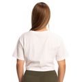 Dámske tričko Cropped Limitless White - GymBeam, veľkosť XL