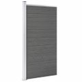 vidaXL Plotový panel WPC 95x186 cm sivý