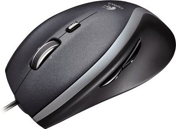 Logitech M500s/Kancelárska/Optická/Pre pravákov/4 000 DPI/Drátová USB/Čierna-strelcová