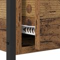 vidaXL Konzolový stôl Staré drevo 100 x 39 x 78,5 cm Kompozitné drevo
