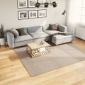 vidaXL Koberec HUARTE s krátkym vlakom umývateľný pieskový 240x240 cm
