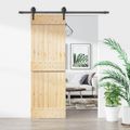 vidaXL Posuvné dvere 70 x 210 cm Masívne borovicové drevo (neupravené)
