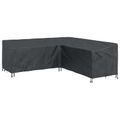 vidaXL Obal na nábytok Čierny 220 x 220 x 80 cm 420D Oxford tkanina