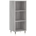 vidaXL Komoda sivý dub sonoma 34,5x32,5x90 cm kompozitné drevo