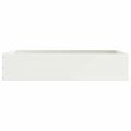 vidaXL Obrubník trávnika 6 ks 60 x 60 x 13 cm Oceľ Biela