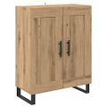 vidaXL Highboard 2 ks Remeselný dub 69,5 x 34 x 180 cm