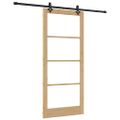 vidaXL Posuvné dvere Prírodná 93 x 211 cm