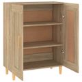 vidaXL Komoda farba dubu sonoma 69,5x34x90 cm spracované drevo