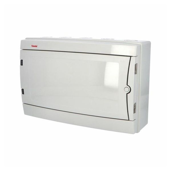 Rozvaděč Acqua 3918-TB IP65, 18mod., na omítku, neprůhl. dveře, 286x431x141mm
