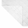 vidaXL Prešívaný poťah na matrac biely 90x200 cm ľahký