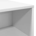 vidaXL Konferenčný stolík Biela 100 x 50 x 40 cm Kompozitné drevo