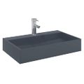 vidaXL Umývadlo minerálny/mramorový odliatok 60x38x11cm antracitové