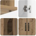 vidaXL Mačka Dom Dub artisan 85 x 55 x 50,5 cm Kompozitné drevo
