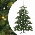 vidaXL Umelý Sklápací Vianočný Stromček Zelená 150 cm PVC a oceľ