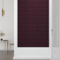 vidaXL Nástenné panely 12 ks fialové 60x15 cm látkové 1,08 m²