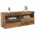 vidaXL TV nástenná skriňa 100 x 30 x 40 cm Staré drevo