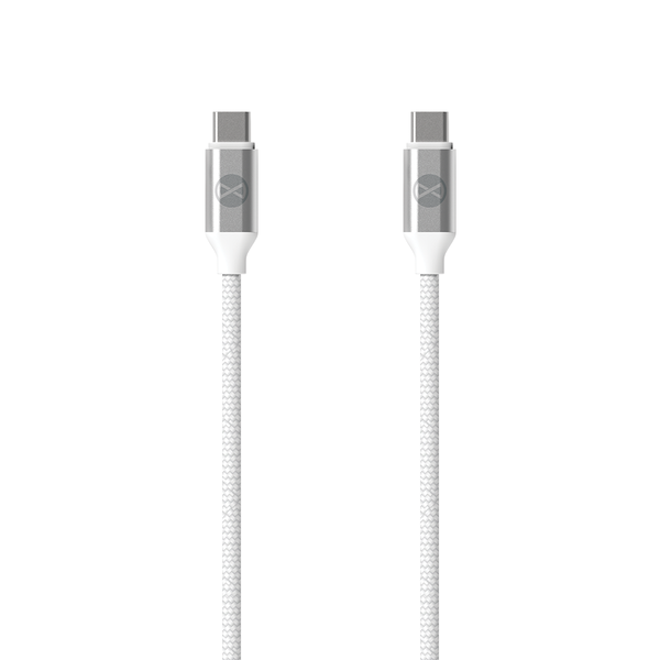 Kábel Forever USB-C - USB-C 1,2 m 3A 20W WHP12320 biela