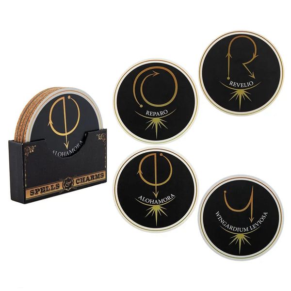 Podložky pod poháre Harry Potter - Spells & Charms, set 2