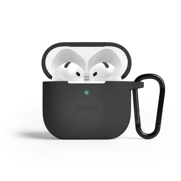 Etteri silikónové puzdro pre AirPods 4 čierne