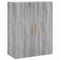 vidaXL Nástenné skrinky 2 ks sivý dub sonoma 69,5x34x90 cm