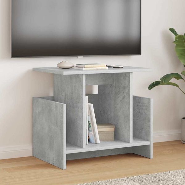 vidaXL TV stolík 2 pcs Betónová šedá 50 x 35 x 45 cm Kompozitné drevo