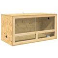 vidaXL Terárium Hnedá 100 x 50 x 100 cm OSB