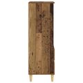 vidaXL Highboard Staré drevo 40 x 36 x 110 cm Kompozitné drevo