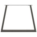 vidaXL Nohy k jedálenskému stolu v tvare V, 3 ks, antracitové, 100 x (72-73,3) cm, oceľ