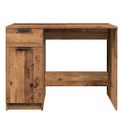 vidaXL Stôl Old Wood 100x50x75 cm Engineered Wood