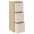 vidaXL Servírovacia skriňa so zásuvkou Sonoma dub 35 x 32 x 99,5 cm