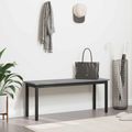 vidaXL lavička Sivý Sonoma 110 x 35 x 45 cm Kompozitné drevo
