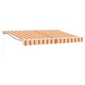 vidaXL Rám markízy Viacfarebný 350 x 200 cm Polyester s PU povrchom