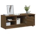 vidaXL TV skrinka hnedý dub 102x35,5x36,5 cm spracované drevo