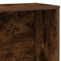 vidaXL Knižnica dymový dub 60x24x120 cm kompozitné drevo