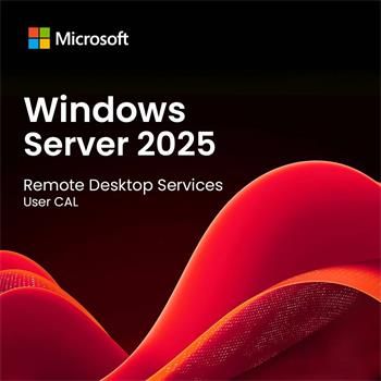 Elektronická licence: Microsoft CSP Windows Server 2025 Remote Desktop Services 1 User CAL - trvalá licence pro školy Licence, pro školy, pro Windows Server 2025 Standard, Datacenter, RDS, CAL uživatel, trvalá licence, CSP - Elektronická licence