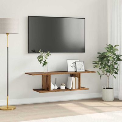 vidaXL Zostava TV skriniek Hnedá 103 x 30 x 26,5 cm Kompozitné drevo