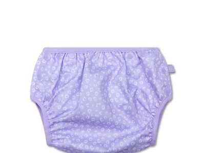 Plavky pre bábätká s UPF 50+ Lila Leopard