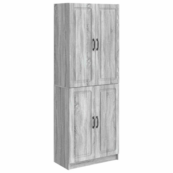 vidaXL Sada skríň 2 pcs Kompozitné drevo