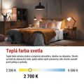 LED žiarovka Classic sviečka / E14 / 2,2 W (25 W) / 250 lm / teplá biela