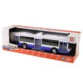 Trolejbus ktorý hlási zastávky česky 28 cm modrý