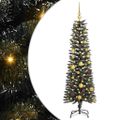 vidaXL Umelý vianočný stromček Zelená 150 cm PVC, plast a oceľ