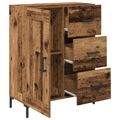 vidaXL Servírovacia skriňa Staré drevo 69.5 x 34 x 90 cm