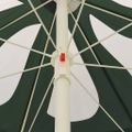 vidaXL Plážový slnečník, zelený 240 cm