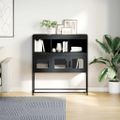 vidaXL Komoda antracitová 100,5x39x107 cm oceľ valcovaná za studena