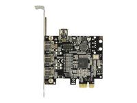 PCI Express karta > 3 x externý FireWire