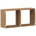 vidaXL Nástenná skrinka 60x16x30 cm dub artisan kompozitné drevo