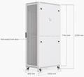 Ubiquiti UniFi 42U Rack Cabinet 1000 Perforated - Stojanový rozvaděč, výška 42U, ventilátory, perforované dveře
